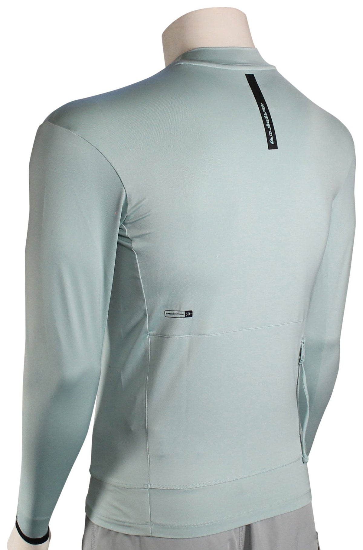 Quiksilver Highline LS Rash Guard - Cloud Blue – back view