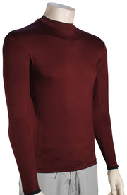 Quiksilver Highline LS Rash Guard - Wine