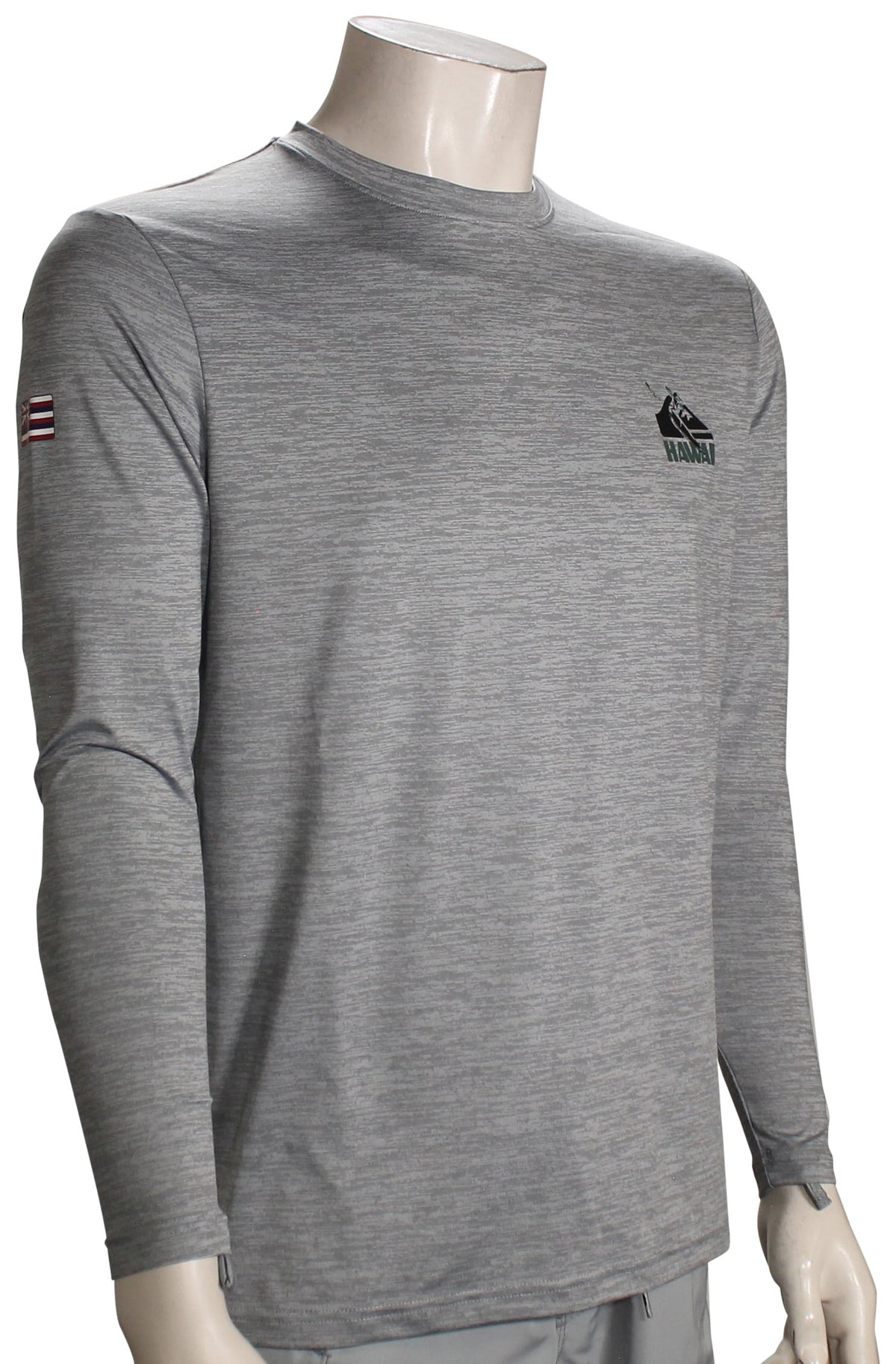 Quiksilver Hawaii LS Surf Shirt - Smoked Grey Heather