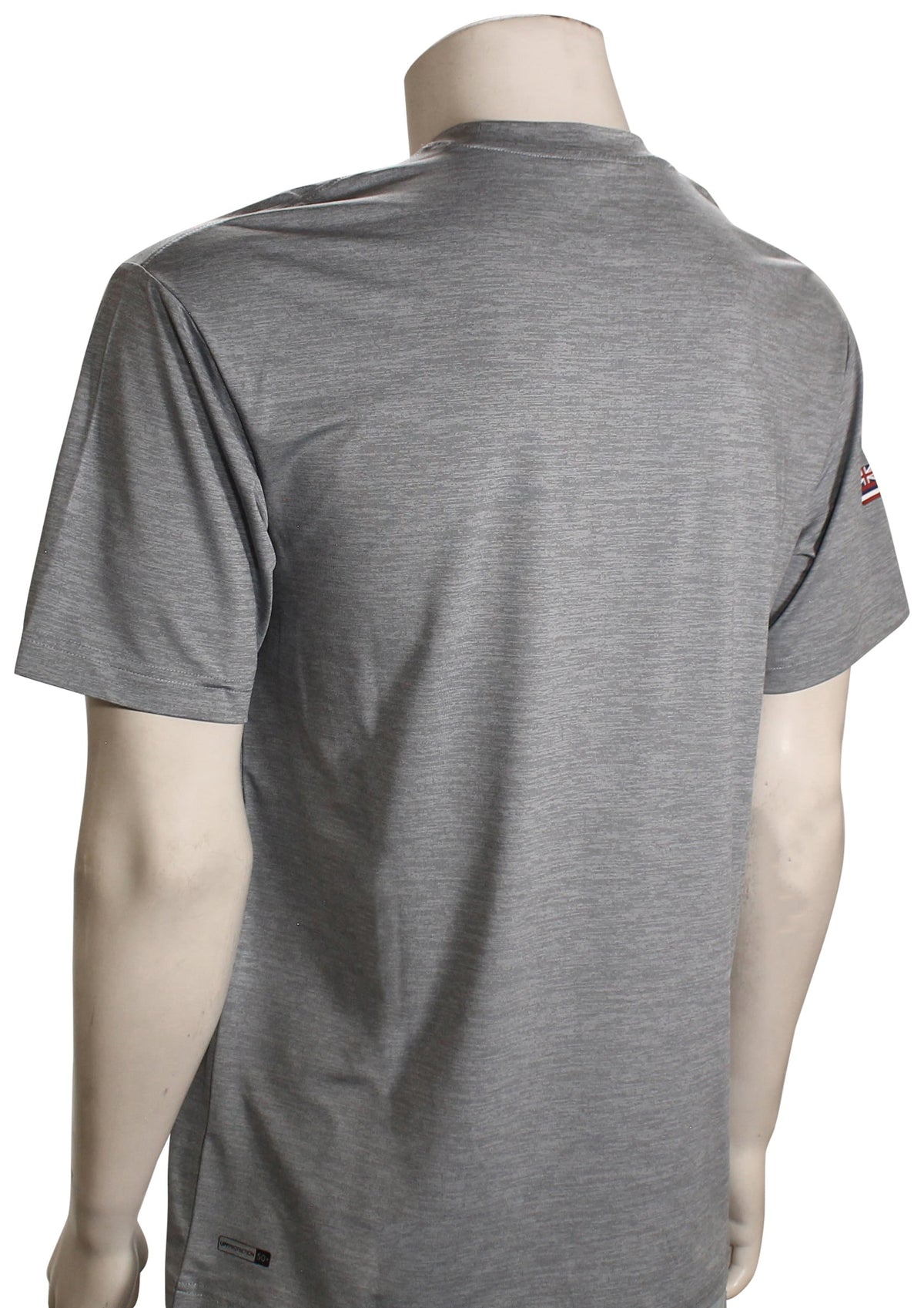 Quiksilver Hawaii SS Surf Shirt - Smoked Grey Heather – back view