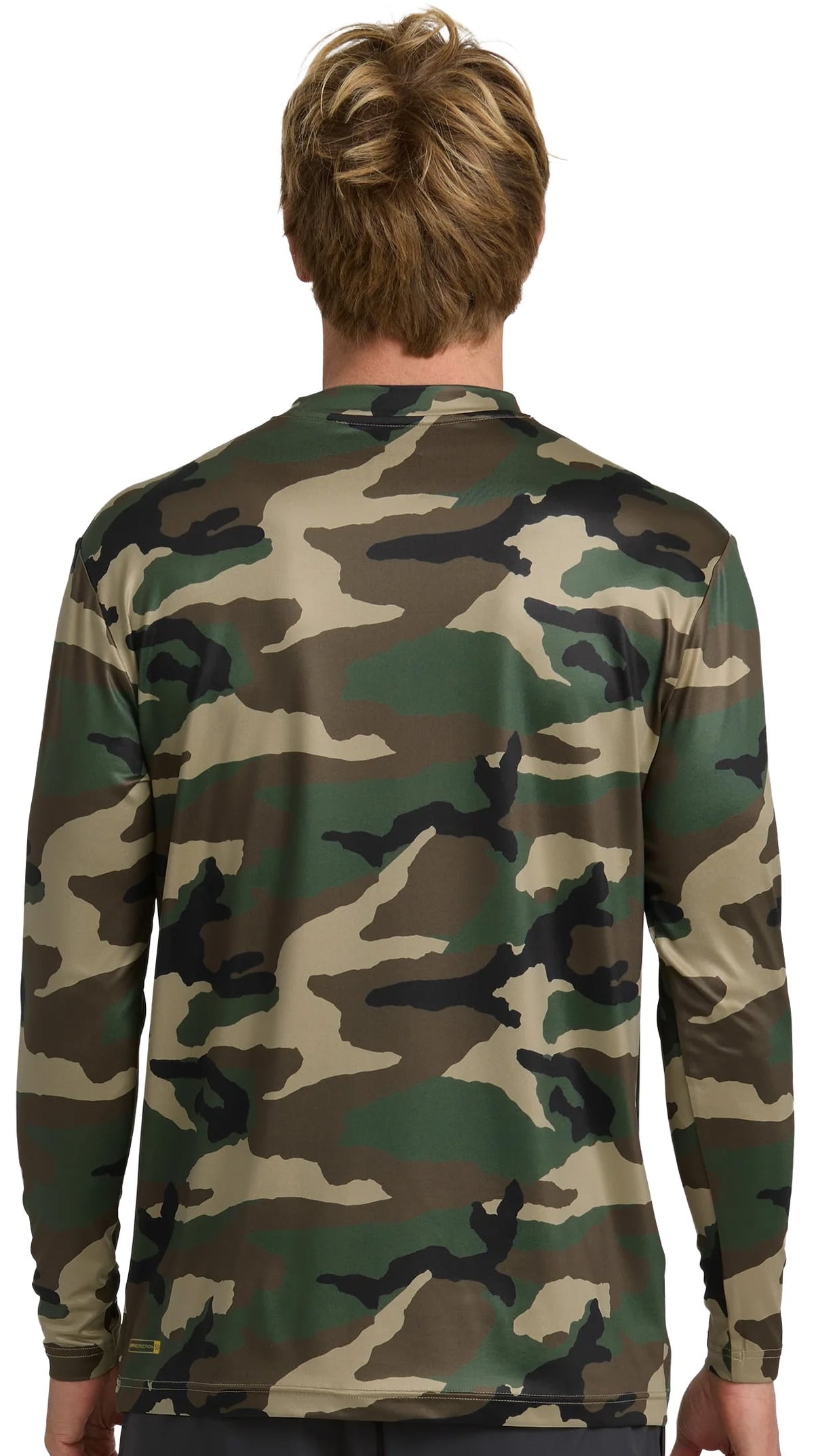 Quiksilver Everyday LS Surf Shirt - Camo – back view