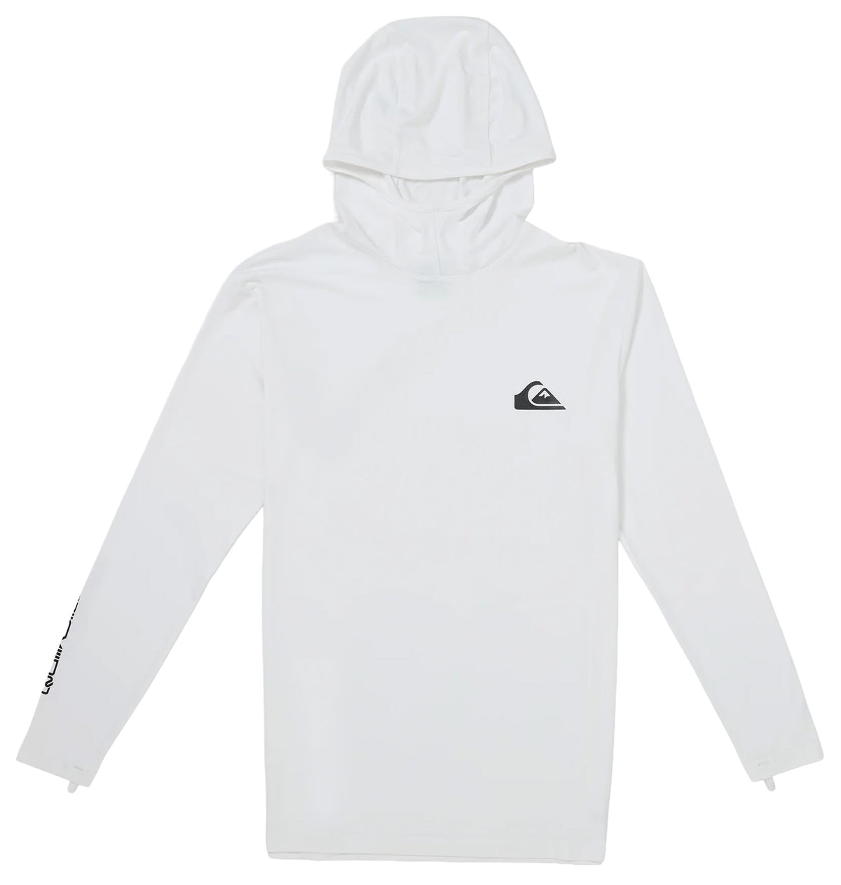 Quiksilver Everyday Hooded UPF 50 Men's Long Sleeve Surf Shirt - White – alternate view 1