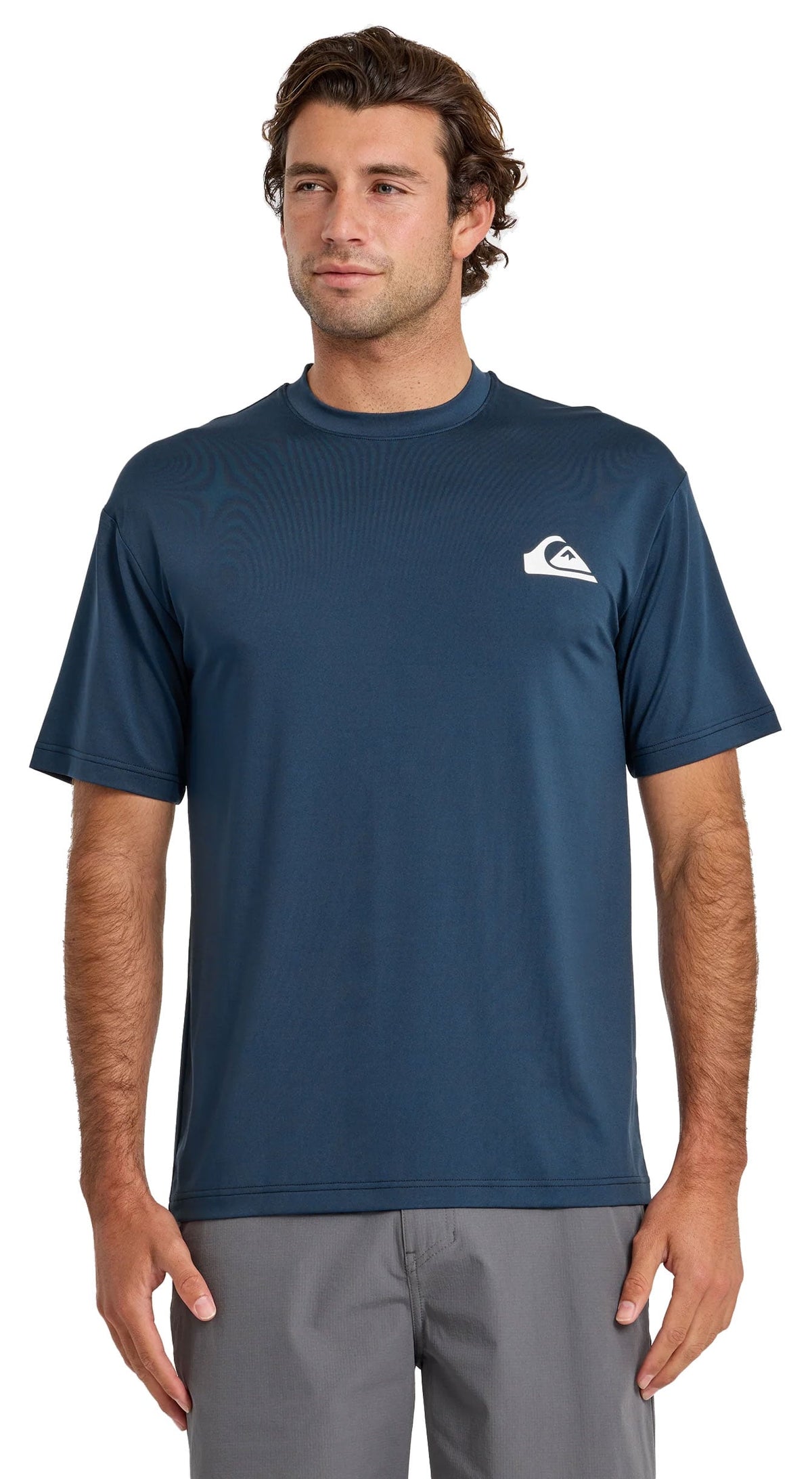 Quiksilver Everyday Men's Short Sleeve Surf Shirt - Dark Denim