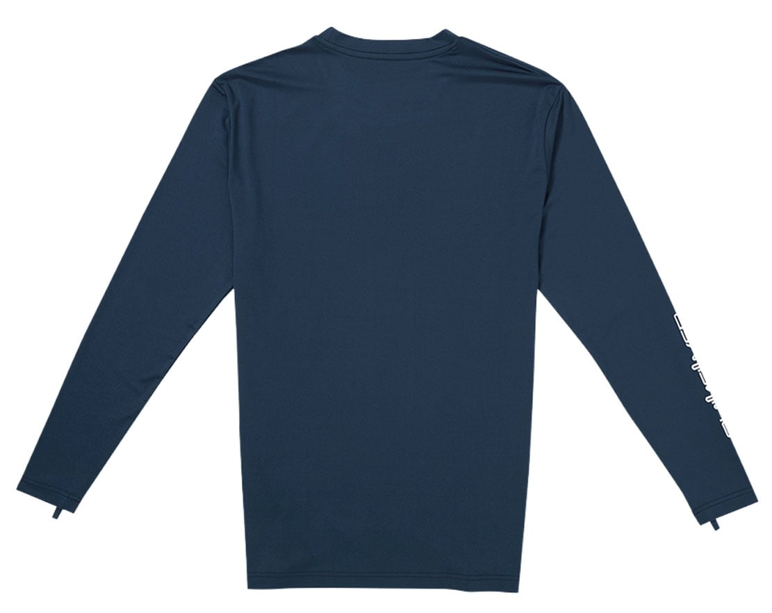 Quiksilver Everyday Long Sleeve Men's Surf Shirt - Dark Denim – back view