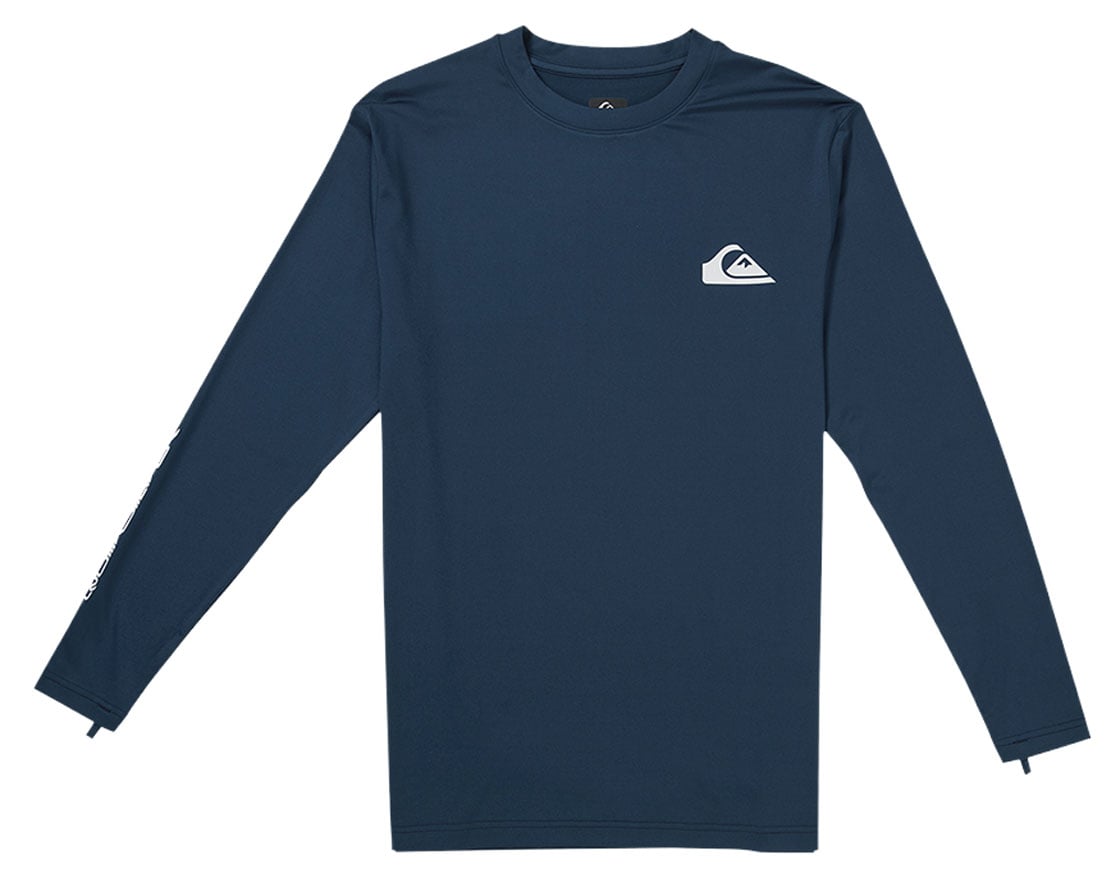 Quiksilver Everyday Long Sleeve Men's Surf Shirt - Dark Denim