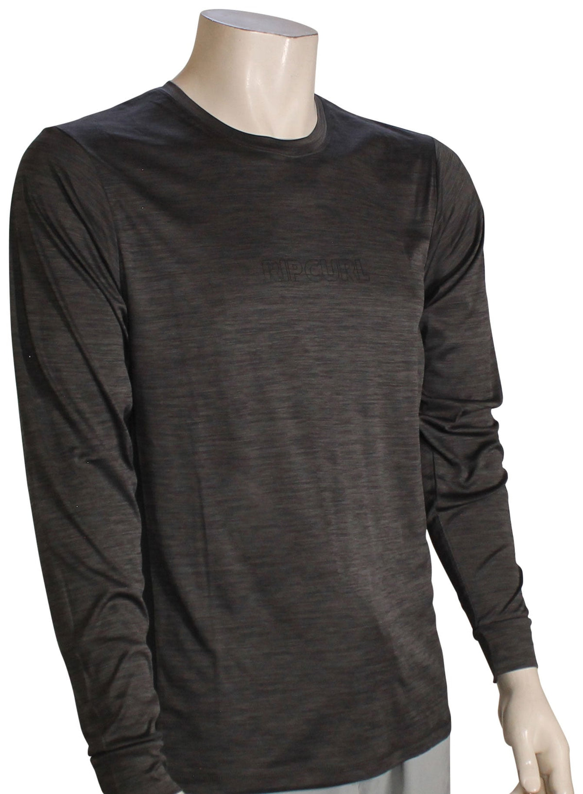 Rip Curl Dawn Patrol LS Surf Shirt - Black Marle