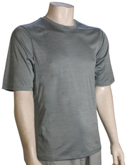 Rip Curl Dawn Patrol SS Surf Shirt - Mineral Blue Marle, front view