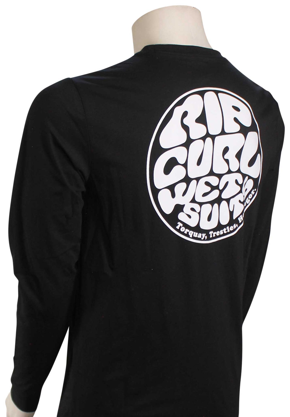 Rip Curl Icons Of Surf LS Surf Shirt - Black – back view