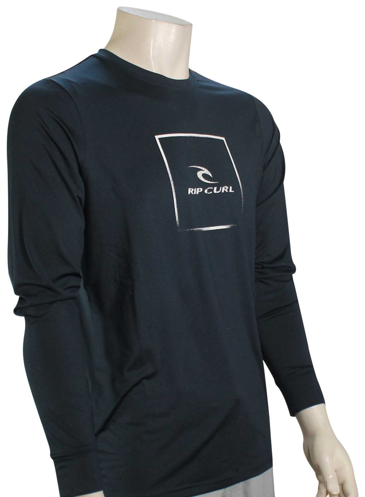 Rip Curl Corp Icon LS Rash Guard - Dark Navy
