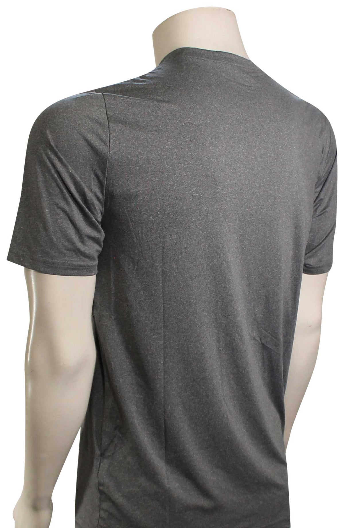 Rip Curl Corp Icon Rash Guard - Grey Marle – back view