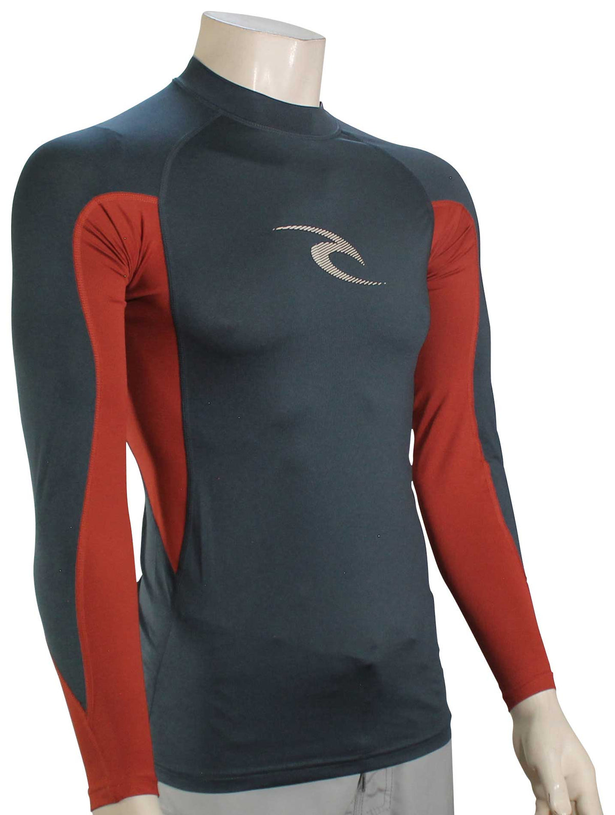 Rip Curl Wave LS UV Rash Guard - Navy Marle