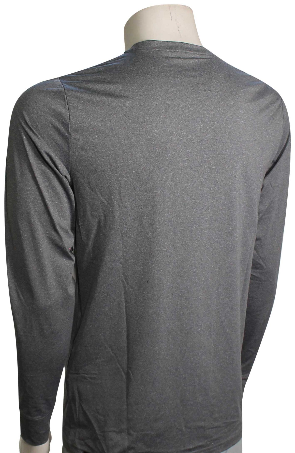 Rip Curl Corp Icon LS Surf Shirt - Grey Marle – back view