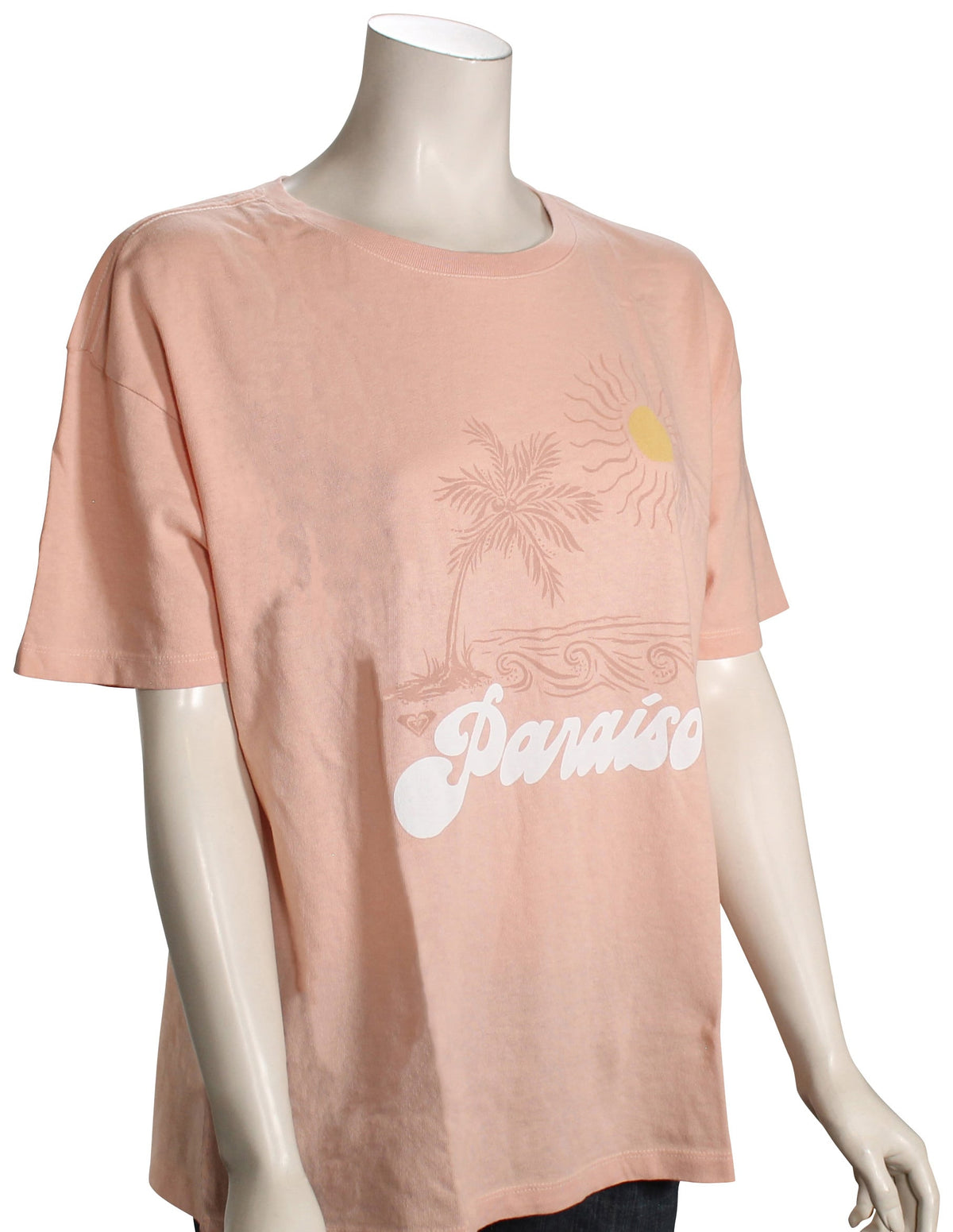 Roxy Paraiso Women's T-Shirt - Pink Champagne