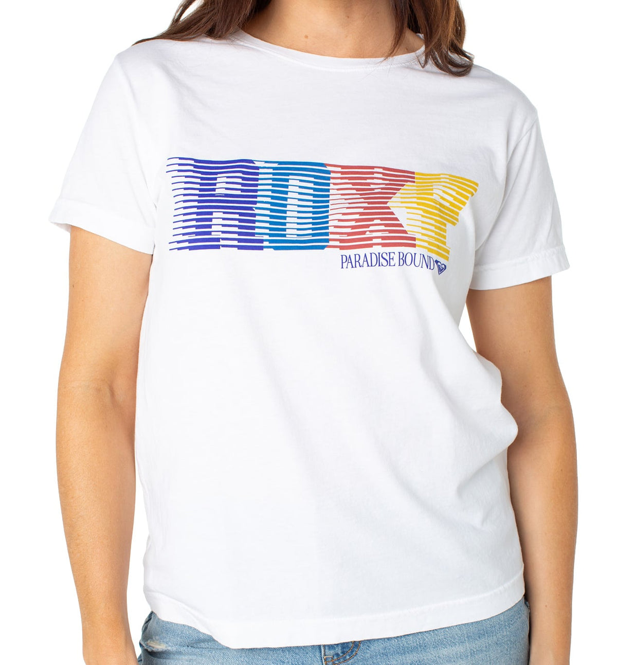Roxy Paradise Bound Women's T-Shirt - Egret Paradise Bound