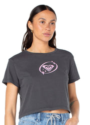 Roxy Saturn Classic Women's T-Shirt - Phantom Saturn Classic