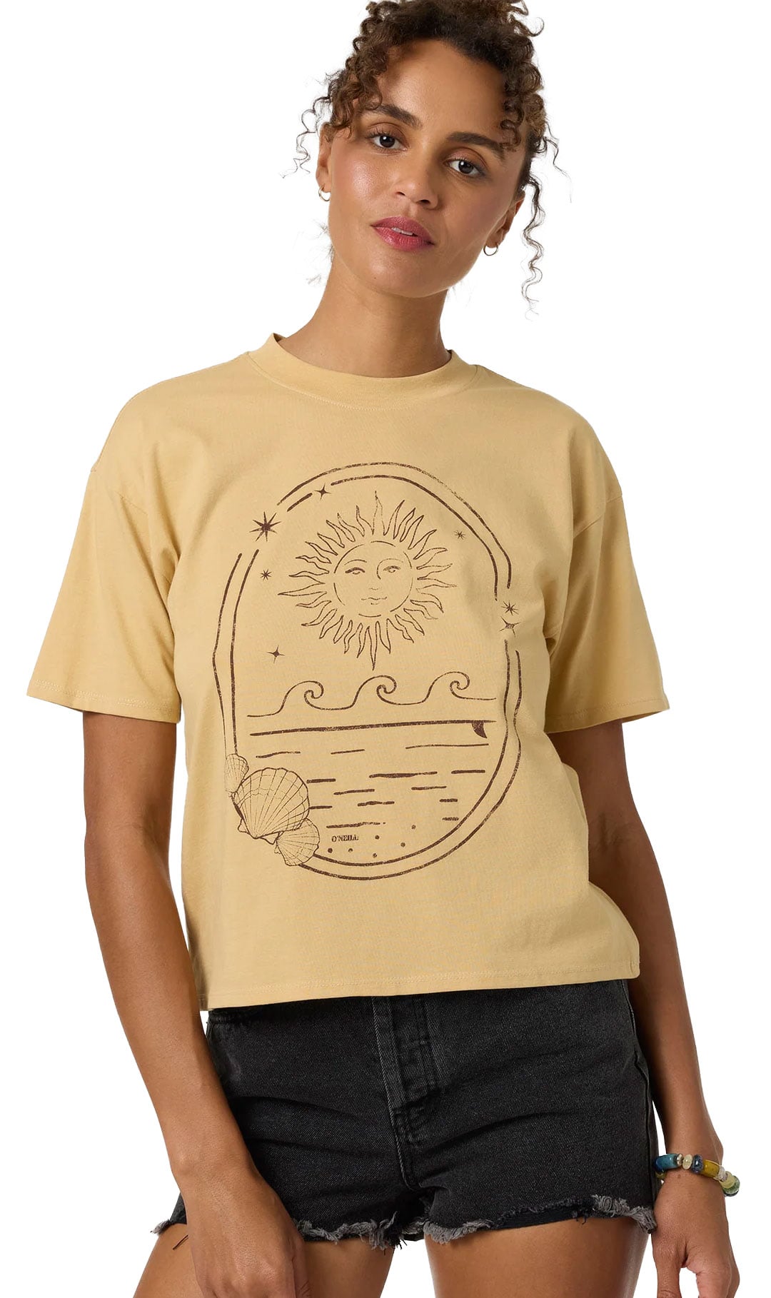 O'Neill Sun Shell Women's Easy Tee - Warm Sand
