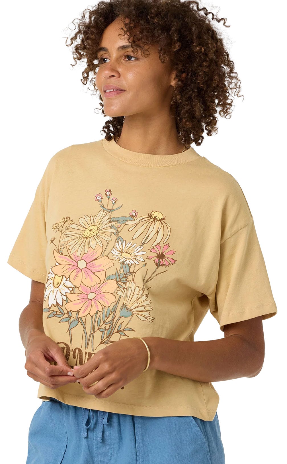 O'Neill Bouquet Women's Easy Tee - Warm Sand – alternate view 1