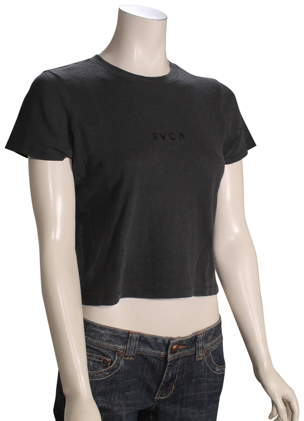 RVCA Forever Women's T-Shirt - Washed Black