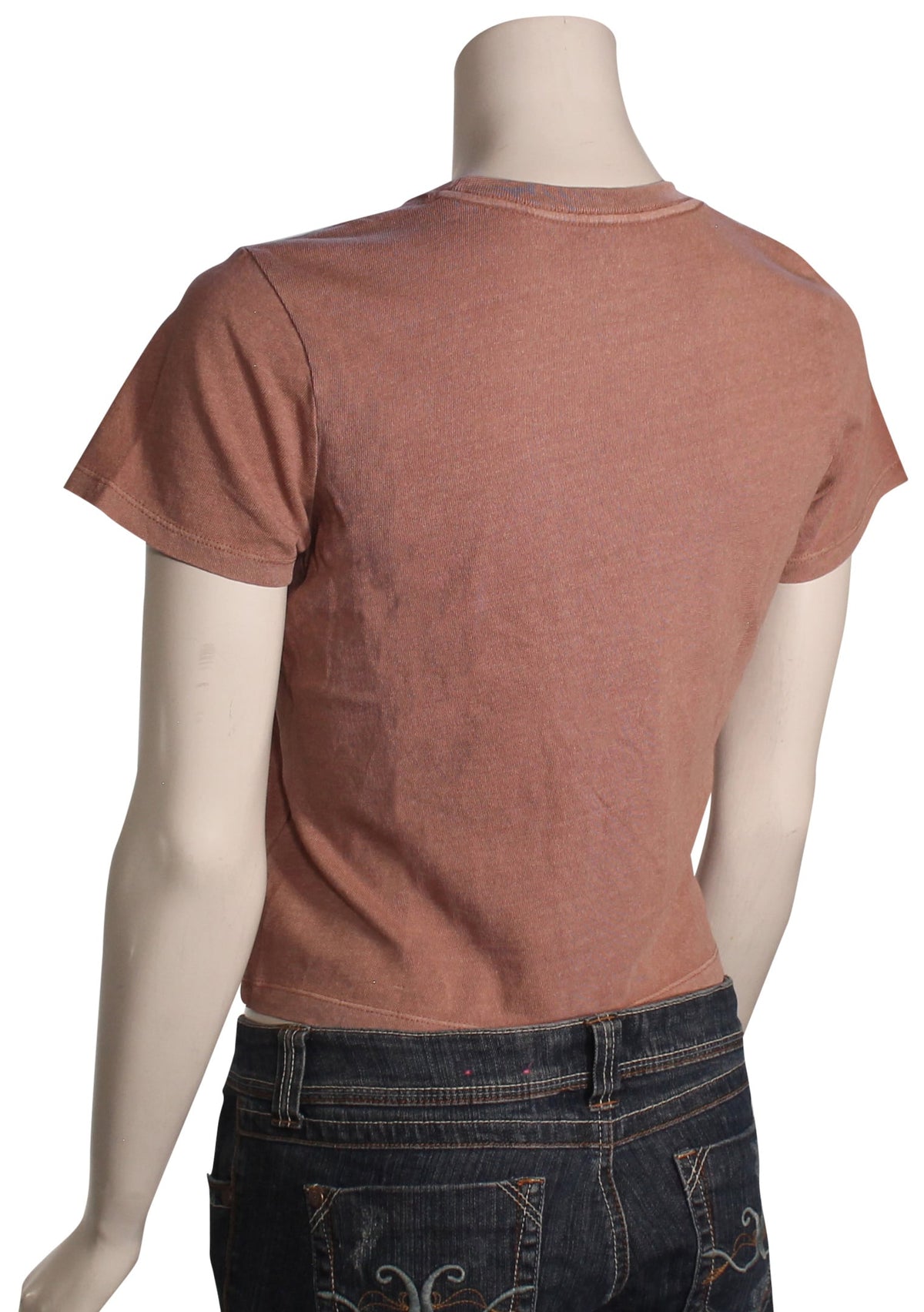 RVCA Forever Women's T-Shirt - Acid Brown – back view