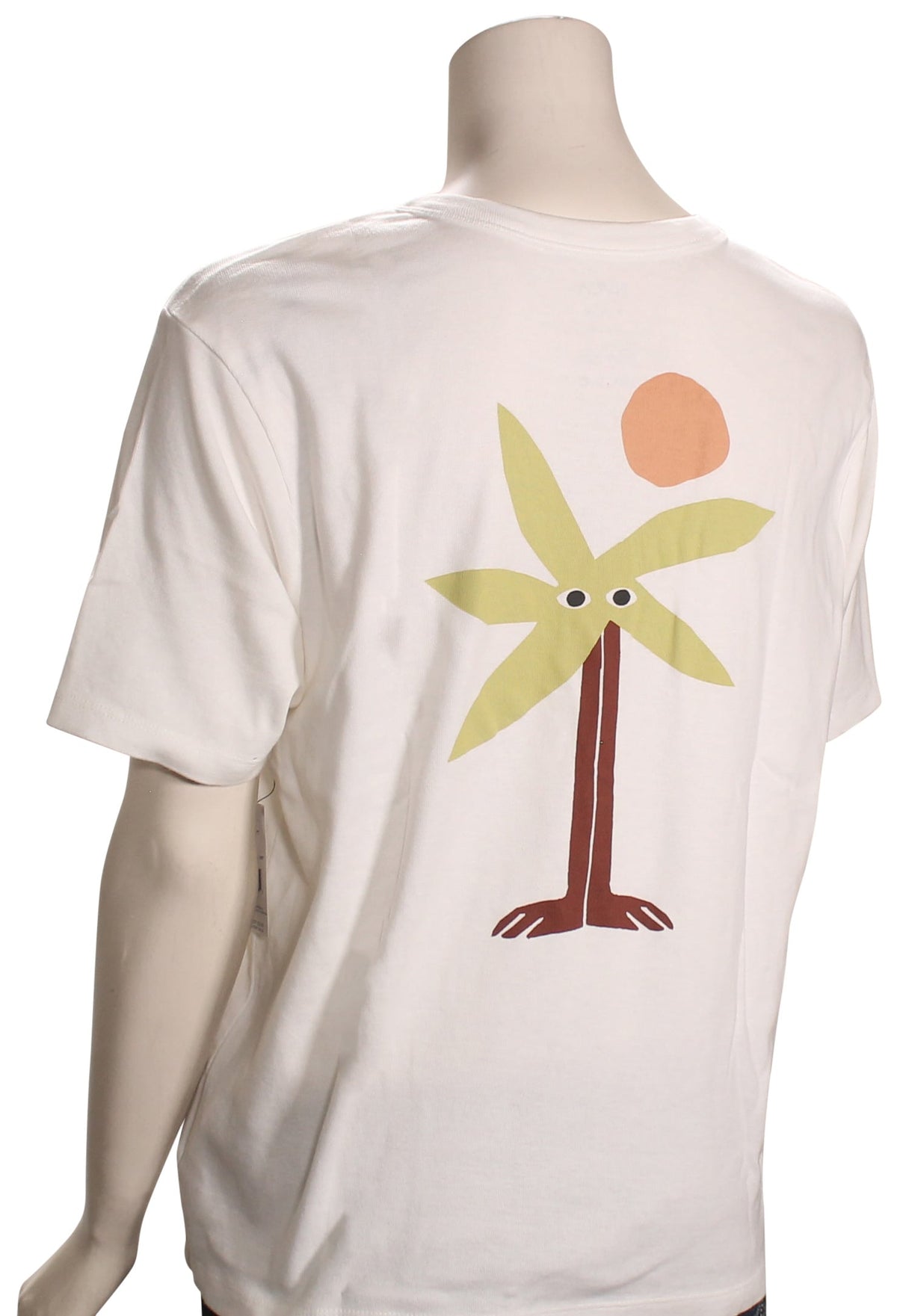 RVCA Daily Women's T-Shirt - Vintage White – back view