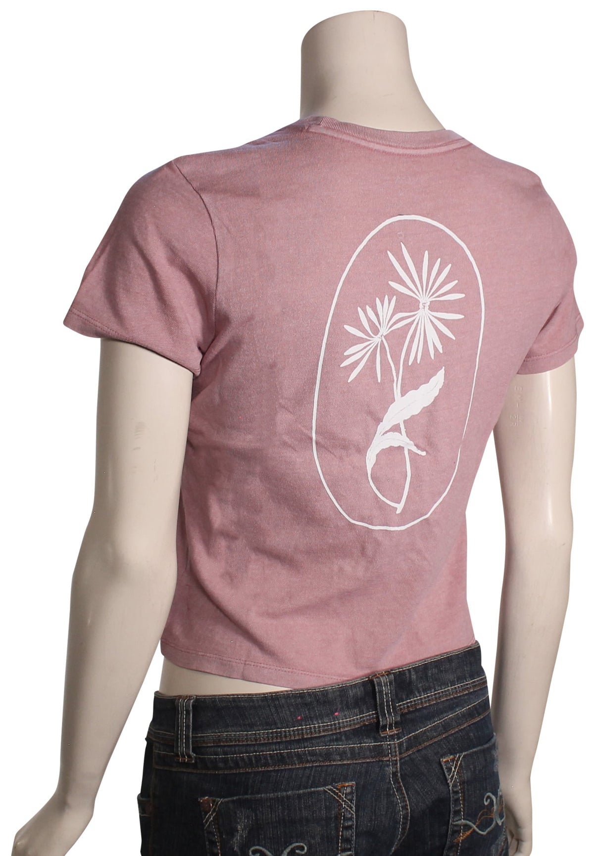 RVCA 411 Women's T-Shirt - Amethyst Smoke – back view