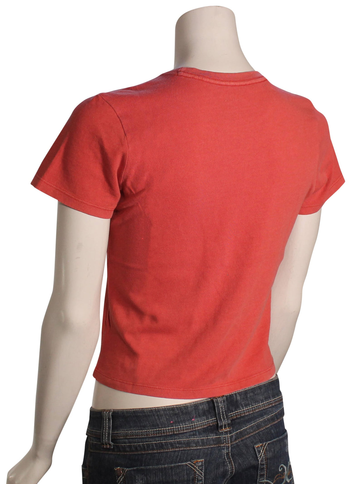 RVCA 411 Women's T-Shirt - Pepper Red – back view