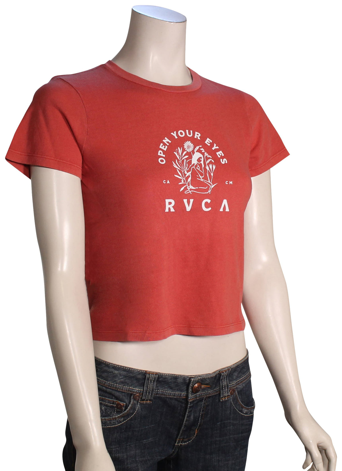 RVCA 411 Women's T-Shirt - Pepper Red