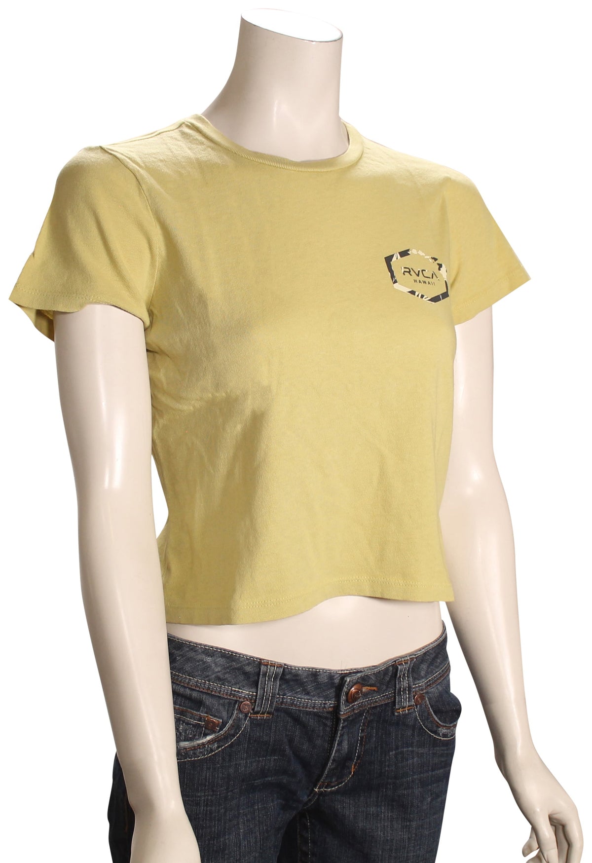 RVCA Hawaii Hex 411 Women's T-Shirt - Thyme Green