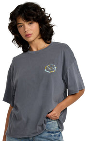 RVCA Hawaii Hex Baggie Women's T-Shirt - Gravel