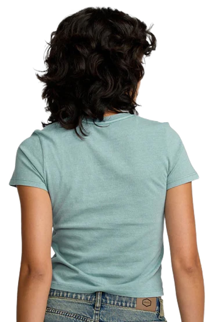 RVCA Forever Women's T-Shirt - Blue Haze – back view