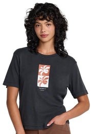 RVCA Hawaii Icon Women's T-Shirt - Washed Black