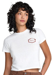 RVCA Hawaii Hex 411 Women's T-Shirt - Antique White
