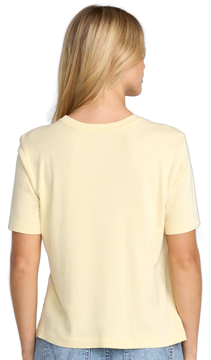 RVCA Icon Women's Short Sleeve T-Shirt - Sea Mist – back view