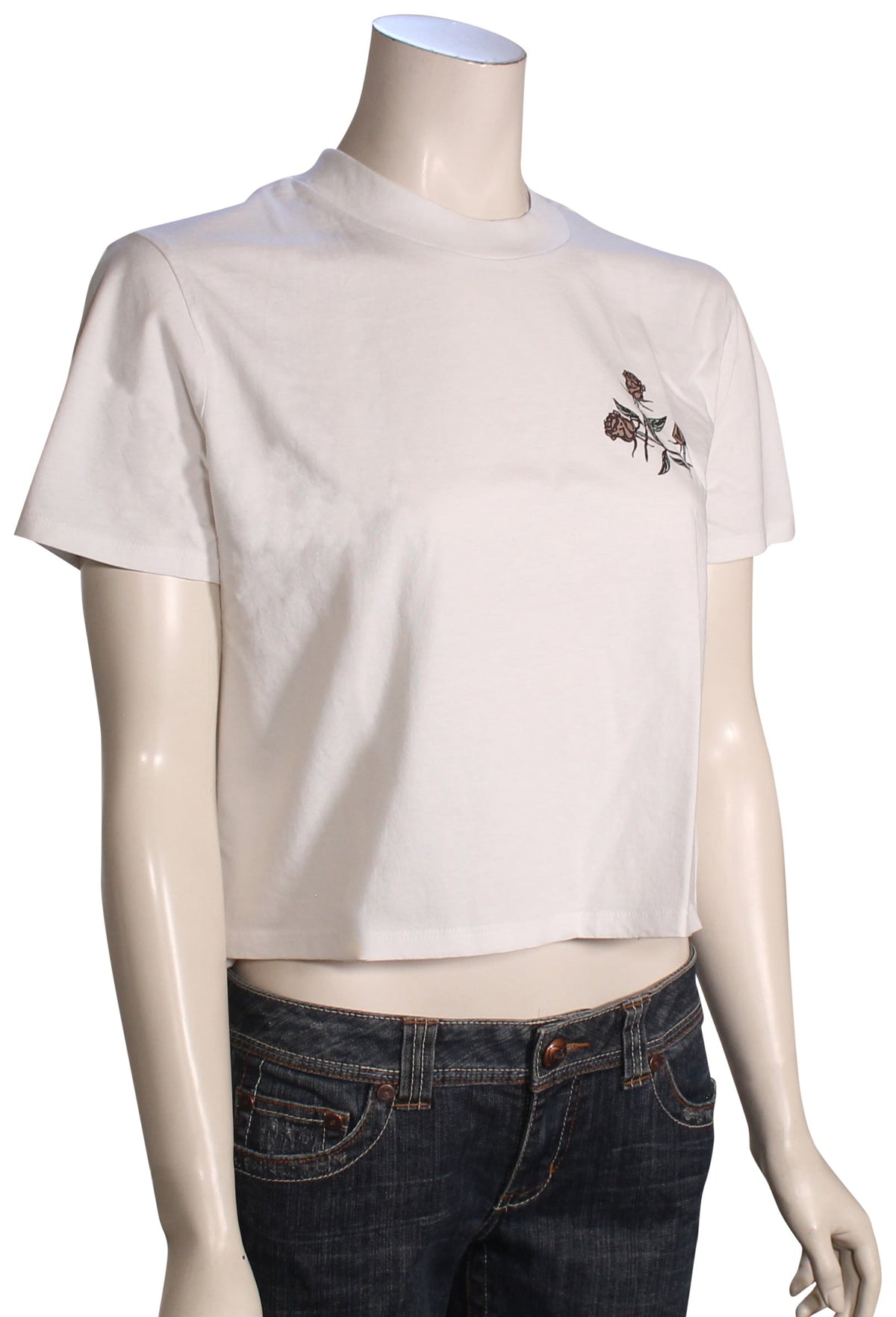 Volcom Dial Crop T-Shirt - White