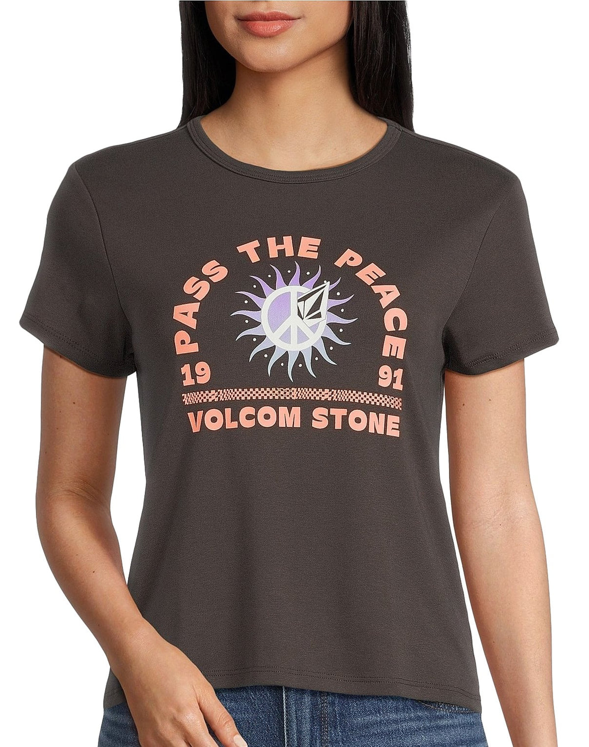 Volcom Have A Clue Women's T-Shirt - Vintage Black