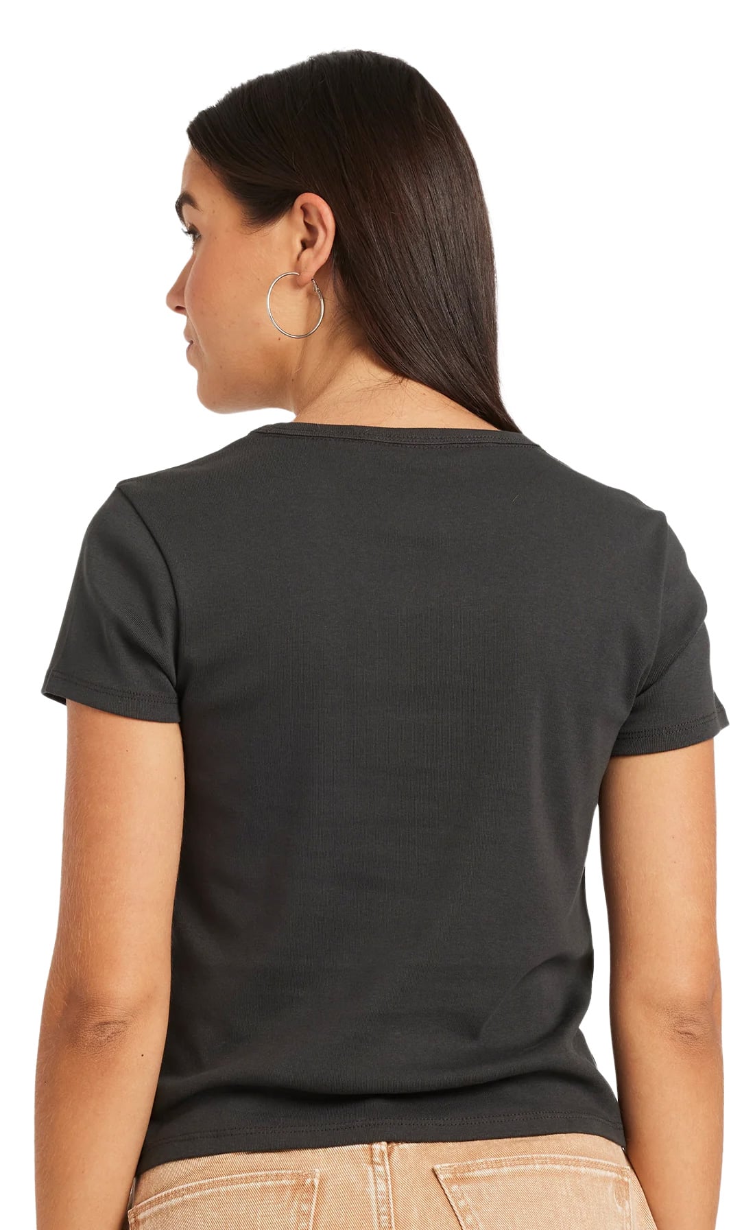 Volcom Have A Clue Women's Short Sleeve T-Shirt - Vintage Black – back view