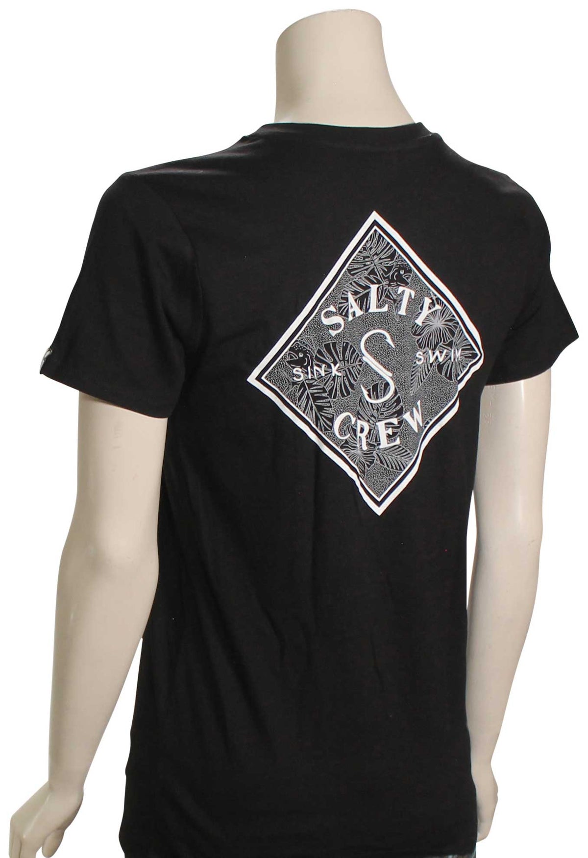 Salty Crew Mahi Tippet Women's T-Shirt - Black – back view