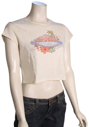 Billabong Surfing Solo Women's T-Shirt - White Cap