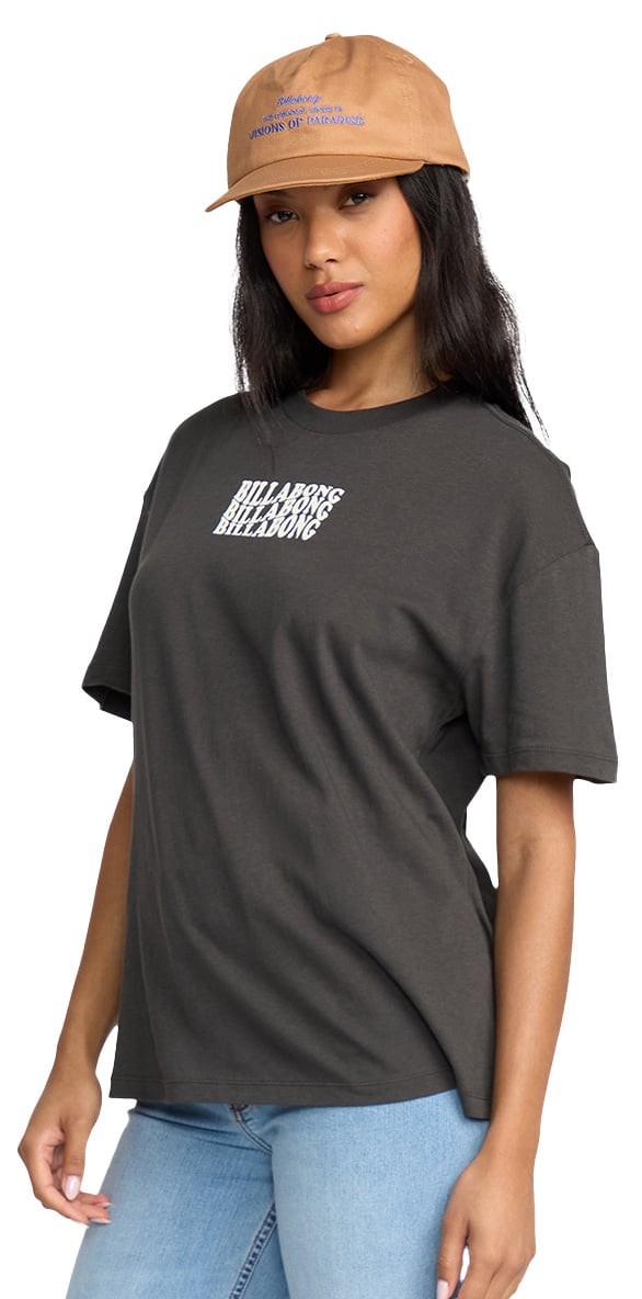 Billabong In The Beyond Women's T-Shirt - Off Black – alternate view 1