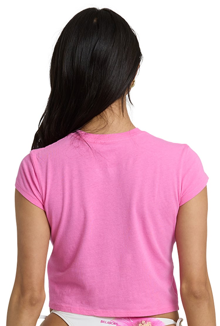 Billabong Getting There Soon SS Women's T-Shirt - Guava – back view