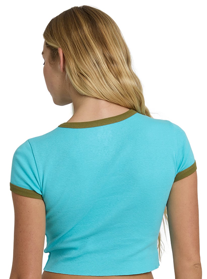 Billabong Every Full Moon SS Women's T-Shirt - Ocean Spray – back view