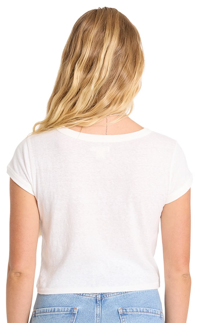 Billabong Daily Women's Short Sleeve T-Shirt - Salt Crystal – back view