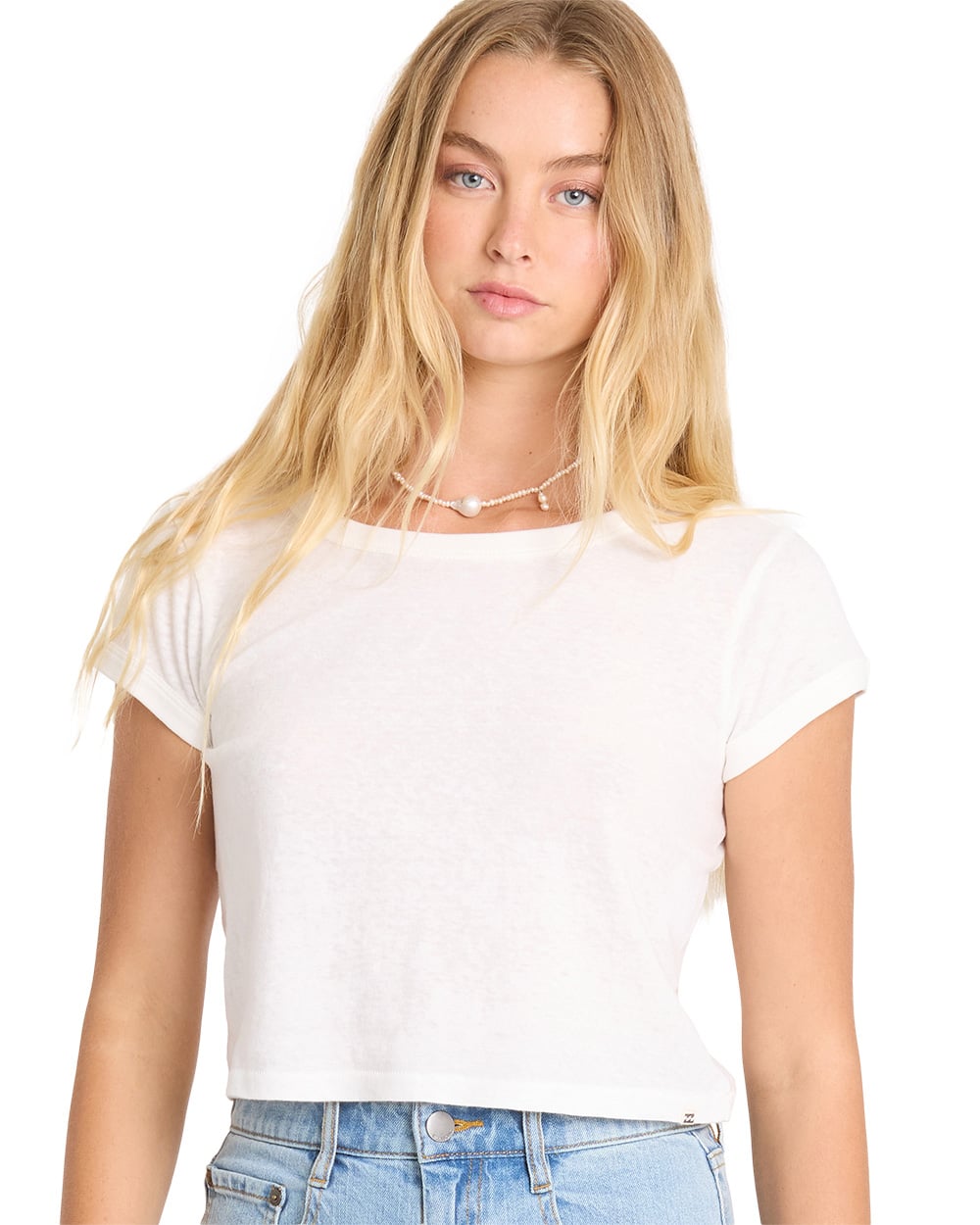 Billabong Daily Women's Short Sleeve T-Shirt - Salt Crystal – alternate view 1