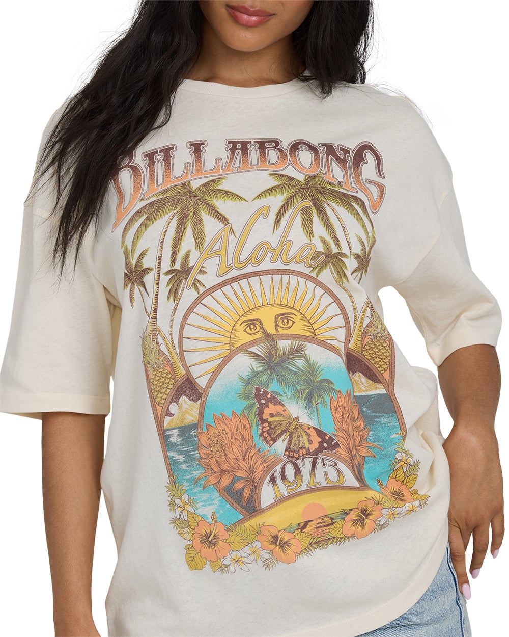 Billabong Forever Dawn Women's Short Sleeve T-Shirt - Whitecap – alternate view 1