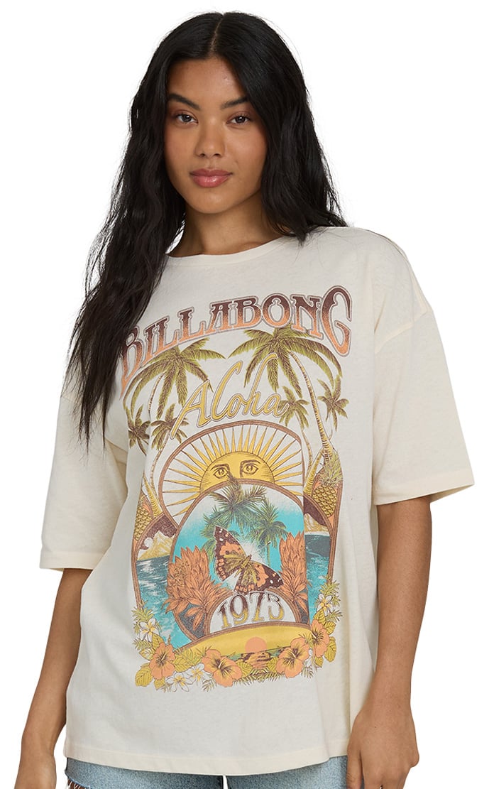 Billabong Forever Dawn Women's Short Sleeve T-Shirt - Whitecap