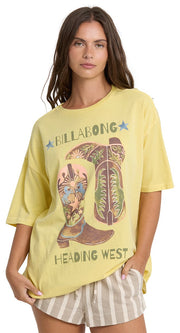 Billabong Ready To Roam Women's Short Sleeve T-Shirt - Sundress
