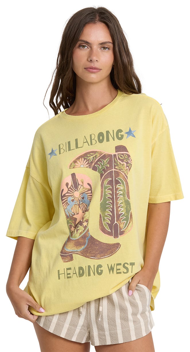 Billabong Ready To Roam Women's Short Sleeve T-Shirt - Sundress