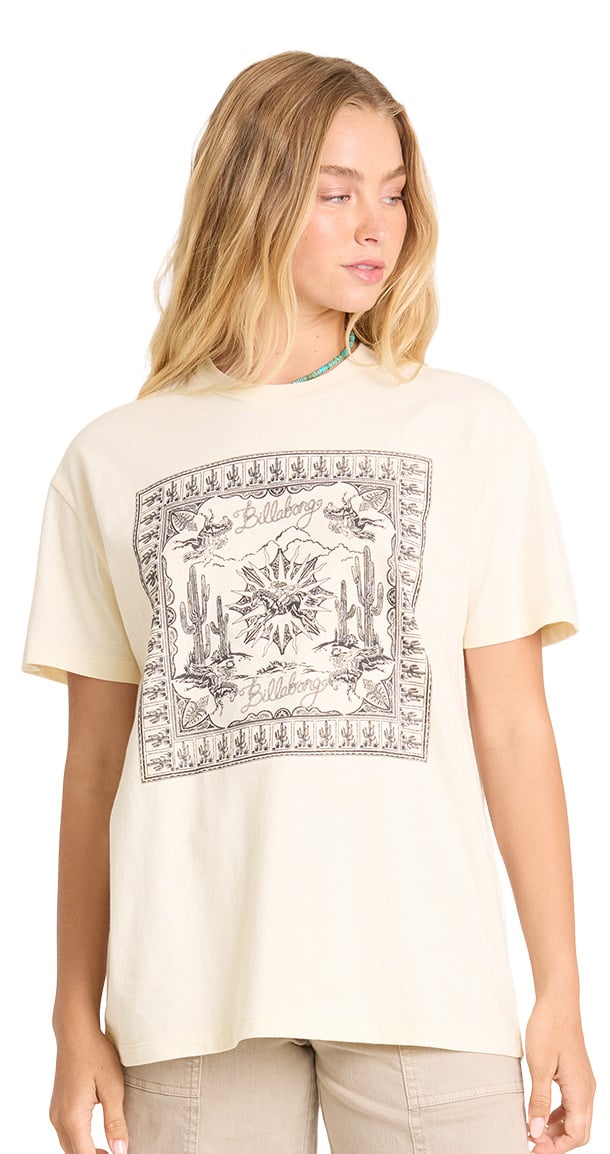 Billabong Heading West Women's Short Sleeve T-Shirt - Whitecap