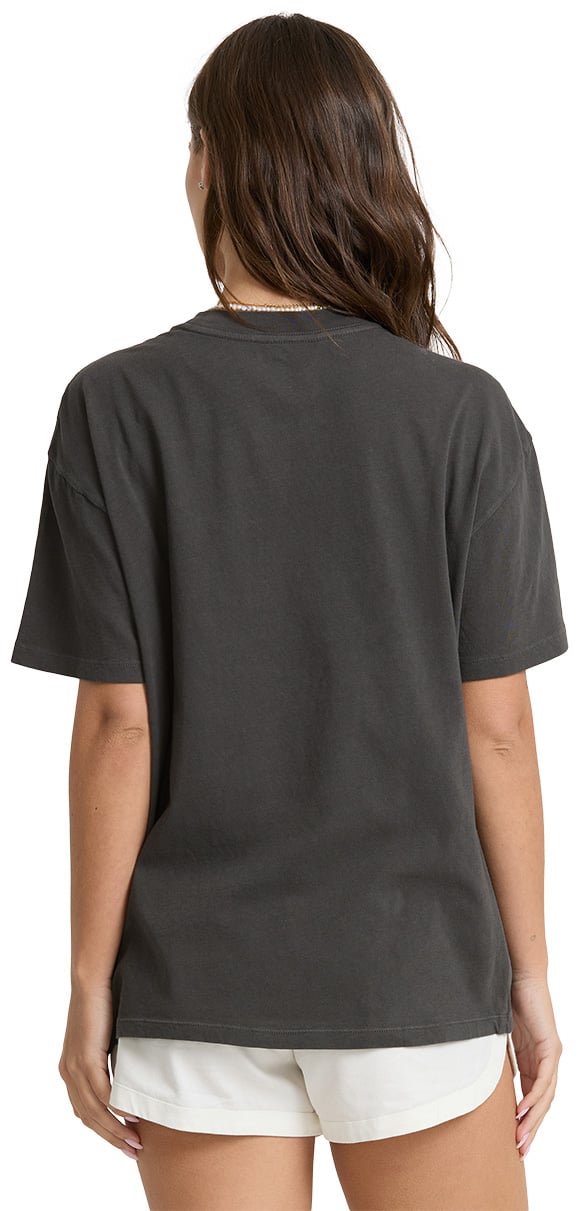 Billabong Dreamy Memories Women's Short Sleeve T-Shirt - Off Black – back view