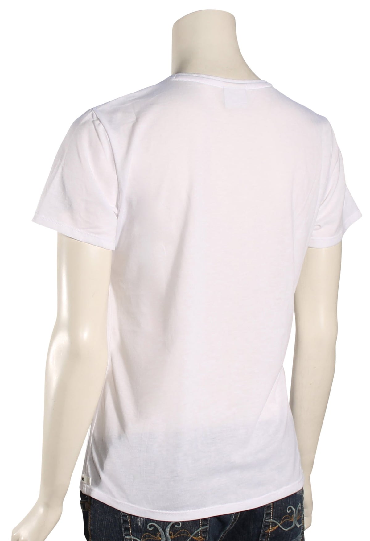 Hurley Dri-Fit Women's T-Shirt - White – back view